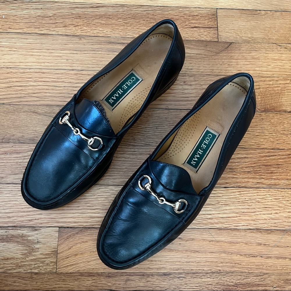 Cole Haan Black Horsebit Loafers - Size 11